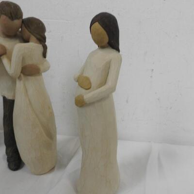4 pc Willow Tree Figurines