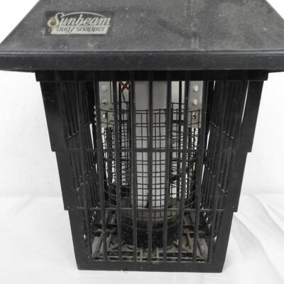 4 pc Decor: Bug Zapper, Large Metal Planter, Wall Decor