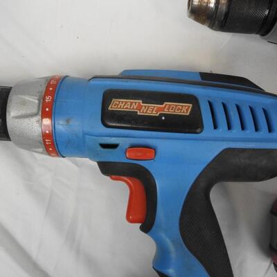 Craftsman Drill, Channel Lock Drill, No Chargers, Power Strips