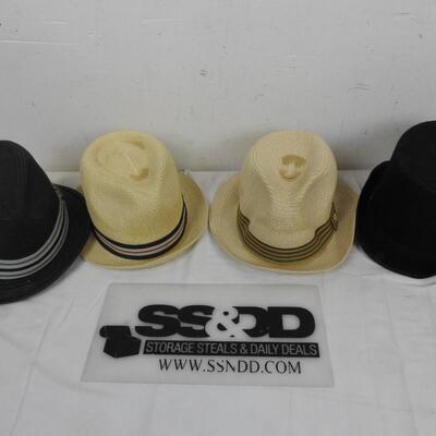 4 Hats, Fedoras, L/XL, Quicksilver, Peter Grimm