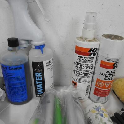 19 pc Home Improvement, Air Filter Oil, Swiffer, Screws, Hangers