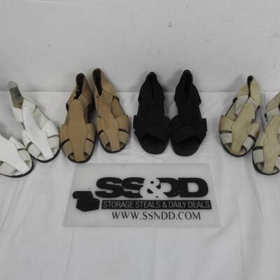 4 Pairs of Women's Shoes, Aerosole, Capezio, Size 6(1/2) - 7