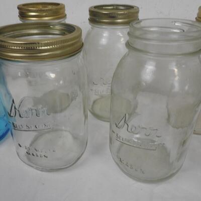 12 Canning Jars, Atlas, Kerr, Ball