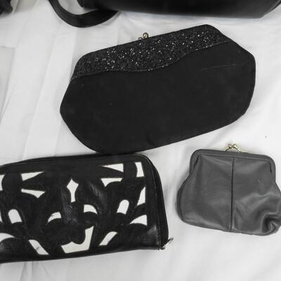 7 Black/Gray Purses and Wallets, Coin purses, GianiBernini