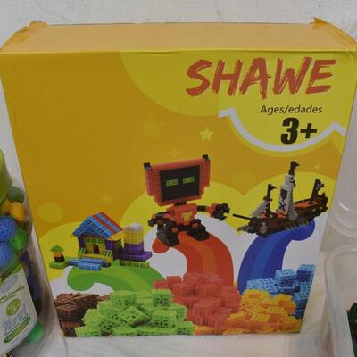 3 Kids Building Toys: Magic Joints, Shawe, etc