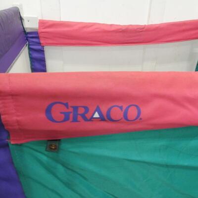 Graco Pack 'n' Play, Pink and Teal