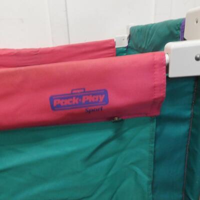 Graco Pack 'n' Play, Pink and Teal