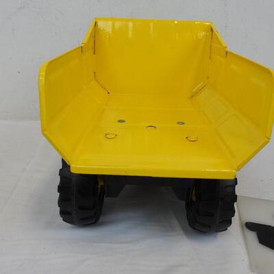 2012 Toy Tonka Dump Truck, Metal Bed, Good Condition