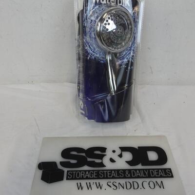 Waterpik ShowerHead with Long Metal Hose, Tested, New but Open Package