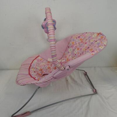 Fisher Price Baby Bouncer, Pink, Vibrations Don't Work