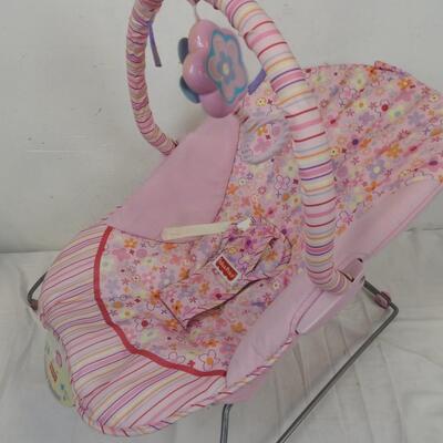 Fisher Price Baby Bouncer, Pink, Vibrations Don't Work