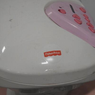 Fisher Price Baby Swing, Motorized, Works, Pink/White