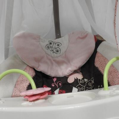 Fisher Price Baby Swing, Motorized, Works, Pink/White