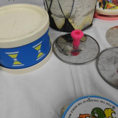 Lot of Kids Musical Instruments, Disney, Fisher Price Xylophone, Drums