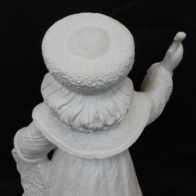 Ceramic Santa Statue, 14", Ready To Be Painted
