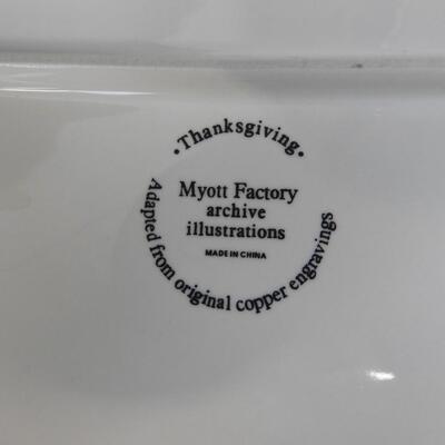 Thanksgiving Myott Factory archive Illustrations, Plate, Mugs/Cups, Teapot