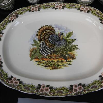 Thanksgiving Myott Factory archive Illustrations, Plate, Mugs/Cups, Teapot