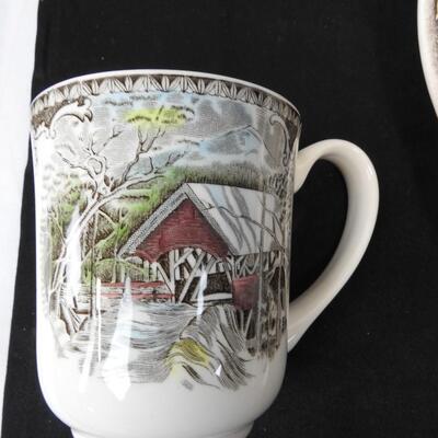 Thanksgiving Myott Factory archive Illustrations, Plate, Mugs/Cups, Teapot