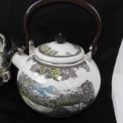 Thanksgiving Myott Factory archive Illustrations, Plate, Mugs/Cups, Teapot