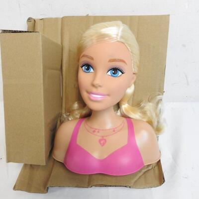 Top Half of a Doll, New Product But No Packages, Blond Hair with Pink Top