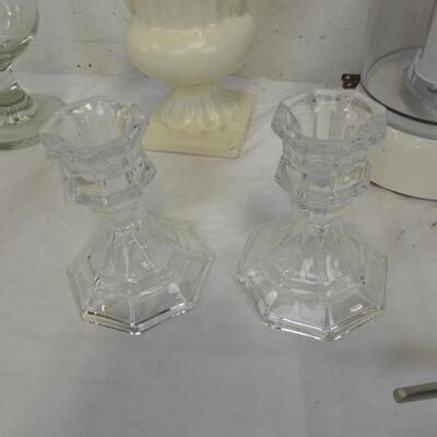 Deluxe Chopper, Glass Candle Holders, Glass Cups, Glass Decorative Plates
