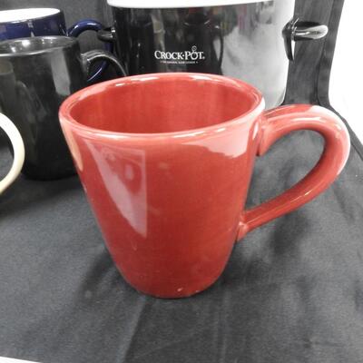 Black Crockpot, 6 Mugs, Keurig HOT Coffee Machine