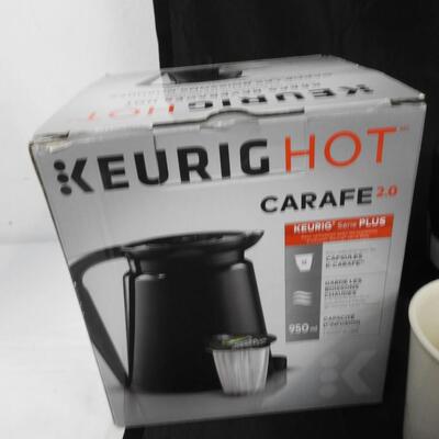 Black Crockpot, 6 Mugs, Keurig HOT Coffee Machine