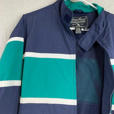 #86 Eddie Bauer Small Blue/Green Jacket