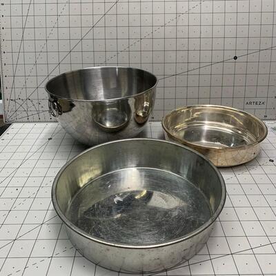 #118 Revere Ware Mixing Bowl & Misc Bowls