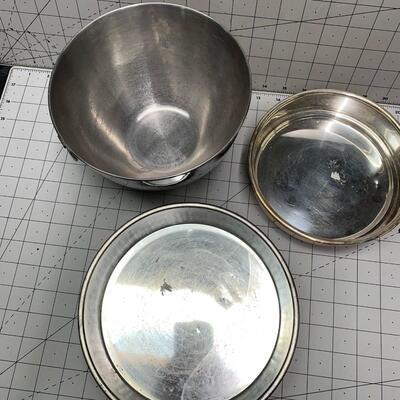 #118 Revere Ware Mixing Bowl & Misc Bowls