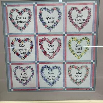 #131 What Love Is Framed Print