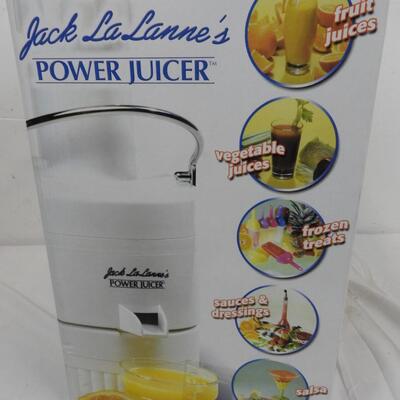 Jack La Lanne's Power Juicer, New In Box
