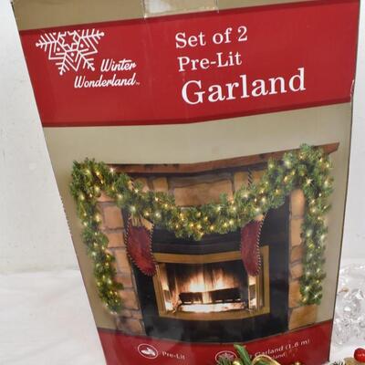 Christmas Garland, Tree Boxes Small, Medium, Large, Small Christmas DÃ©cor - New