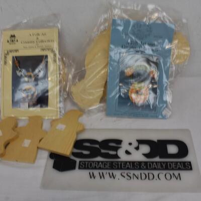 Halloween Wood DÃ©cor Kits: Folk Art and Country Collections with Extra Pieces