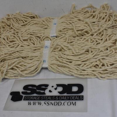 2 1 Lb 5 Oz Mop Heads 24 Rope Pieces - New