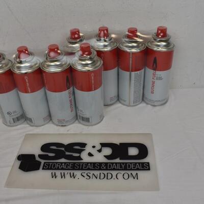 2 4 Pack 7.8 Ounce Butane Fuel Canisters - New
