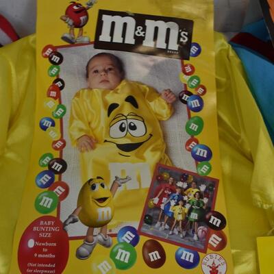 Infant & Toddler Halloween Costumes: Pirate 2-4, Infant Yellow M&M, Clown - New