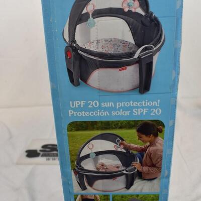 Fisher Price On The Go Baby Dome, Gray and Pink Colors - New