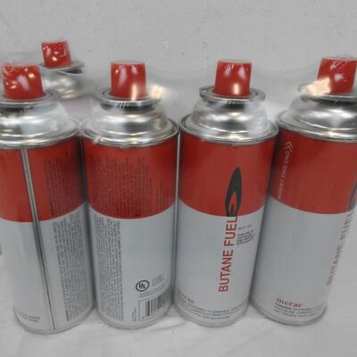 vTwo 4 Packs of Butane Fuel Canisters 7.8 Ounces Each - New