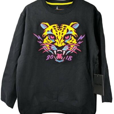 Snapchat Logo King by Snap Inc 2018 Black Sweatshirt Large - New