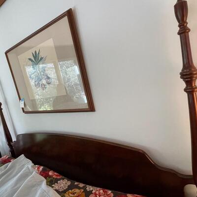 Four poster king bed