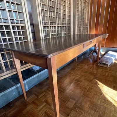 Antique â€œworkâ€ table