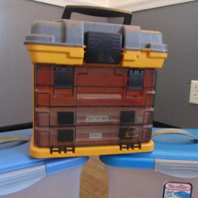 Set of Plastic Travel Bins
