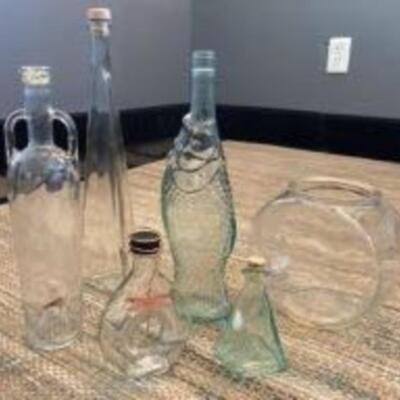 Mixed Lot of Glass Bottles