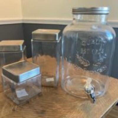 3 Canisters + Drinks Dispenser