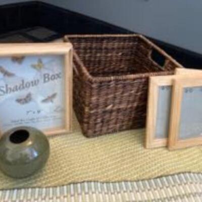 Basket + Frames + Vase