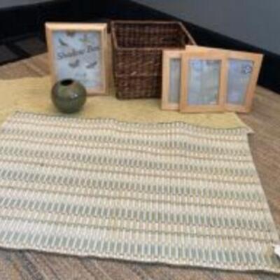 Basket + Frames + Vase