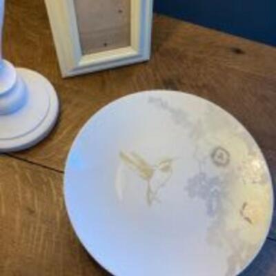 Lamp + Plates + Frames + Napkin Rings