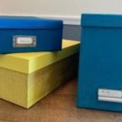 Fabric Covered Boxes