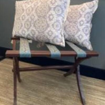 Pillows + Luggage Rack